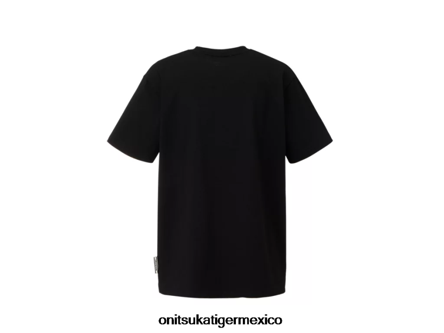 Onitsuka Tiger ropa 4P8D6N433 negro hombres camiseta gráfica