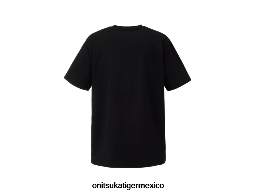Onitsuka Tiger ropa 4P8D6N434 negro hombres camiseta gráfica