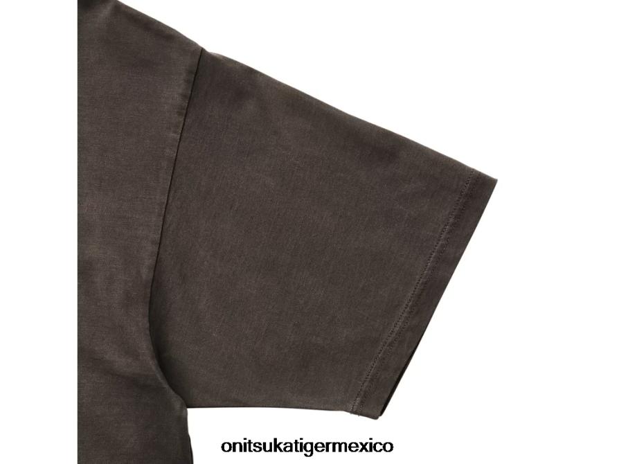 Onitsuka Tiger ropa 4P8D6N435 gris oscuro hombres camiseta gráfica