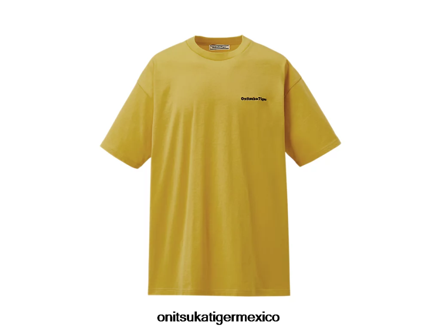 Onitsuka Tiger ropa 4P8D6N437 amarillo hombres camiseta gráfica