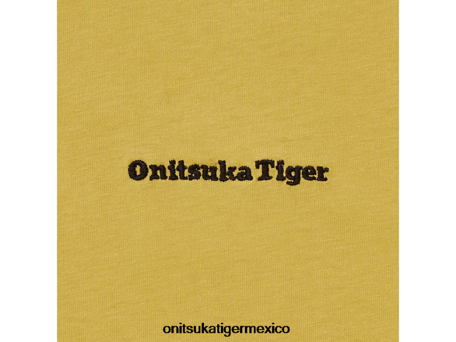 Onitsuka Tiger ropa 4P8D6N437 amarillo hombres camiseta gráfica