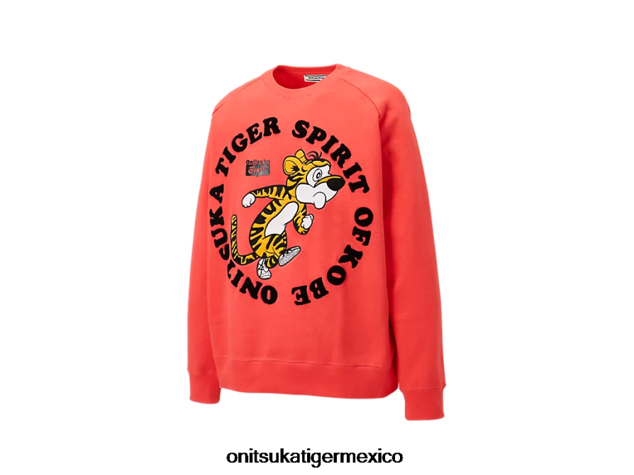 Onitsuka Tiger ropa 4P8D6N438 rosa hombres sudadera