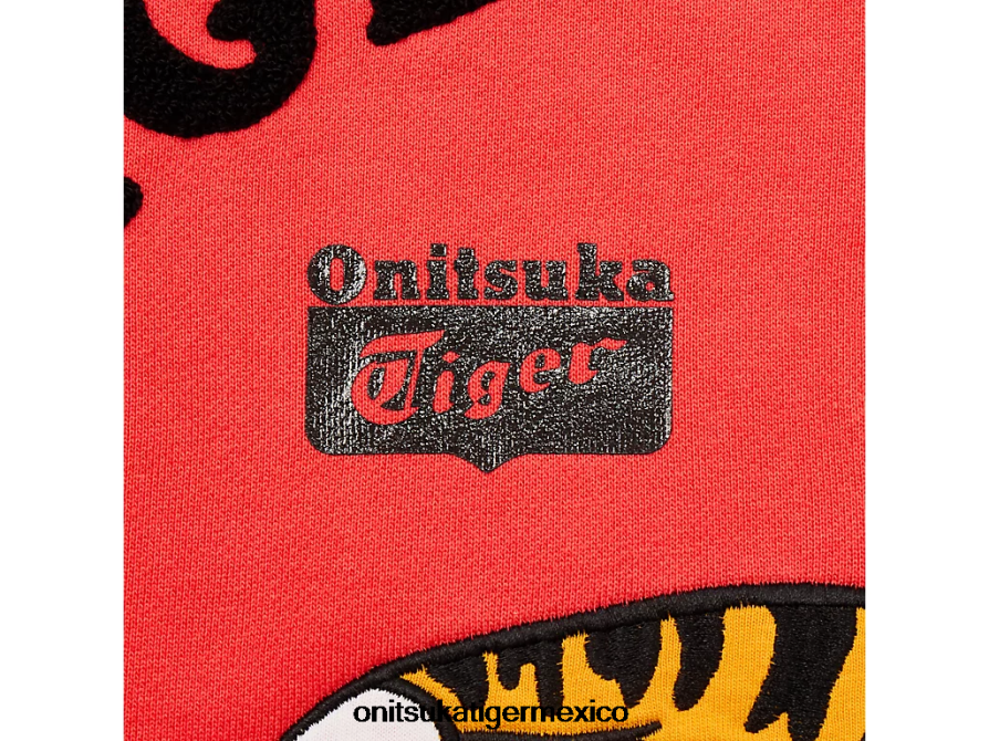 Onitsuka Tiger ropa 4P8D6N438 rosa hombres sudadera