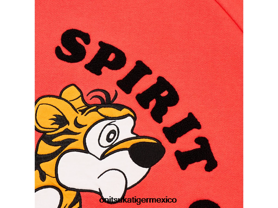 Onitsuka Tiger ropa 4P8D6N438 rosa hombres sudadera