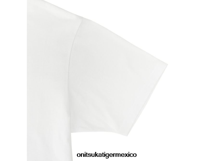 Onitsuka Tiger ropa 4P8D6N439 blanco hombres camiseta gráfica