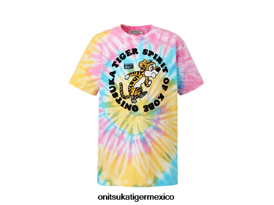 Onitsuka Tiger ropa 4P8D6N443 rojo hombres camiseta gráfica