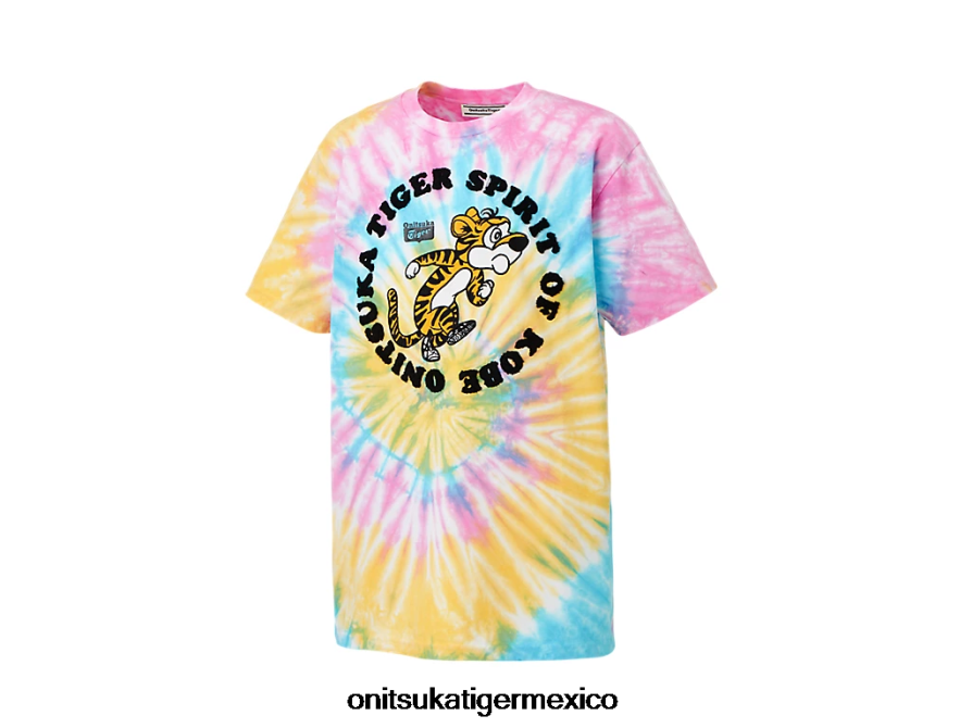 Onitsuka Tiger ropa 4P8D6N443 rojo hombres camiseta gráfica