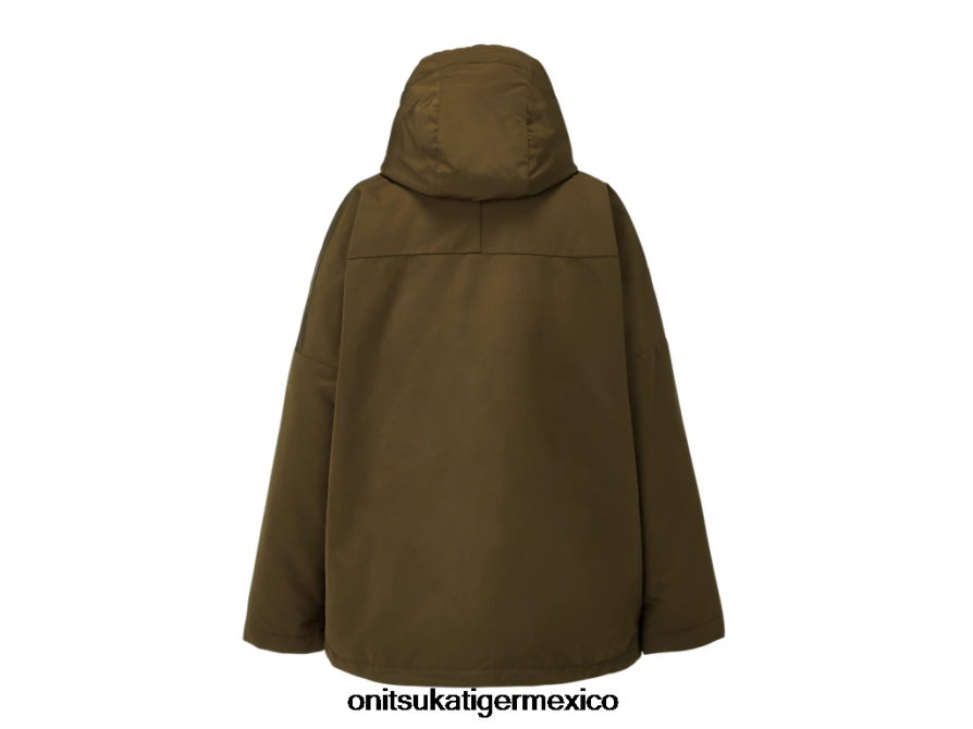 Onitsuka Tiger ropa 4P8D6N446 aceituna hombres chaqueta de plumas