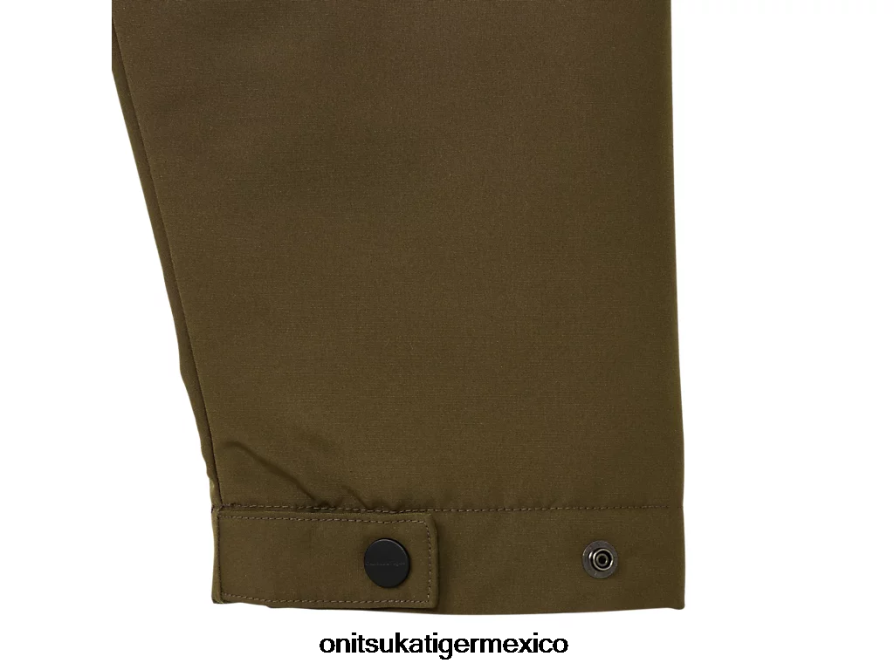 Onitsuka Tiger ropa 4P8D6N446 aceituna hombres chaqueta de plumas
