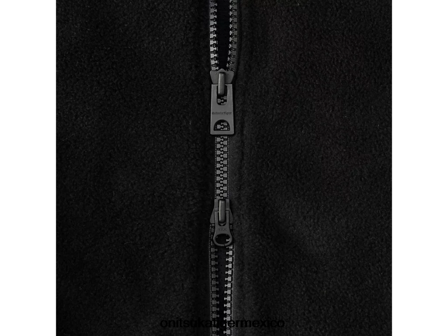 Onitsuka Tiger ropa 4P8D6N447 blanco negro hombres chaqueta