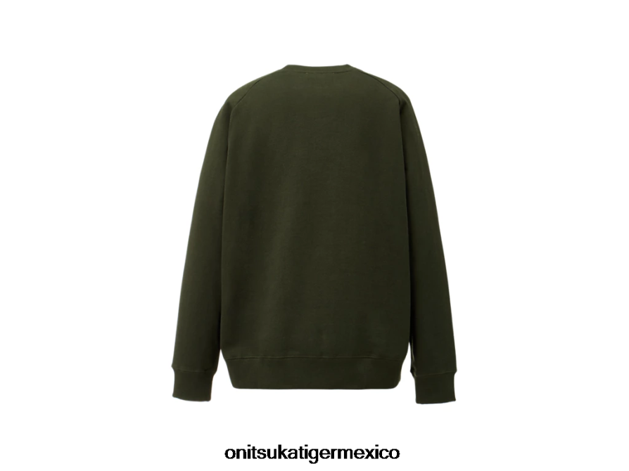 Onitsuka Tiger ropa 4P8D6N450 caqui hombres sudadera