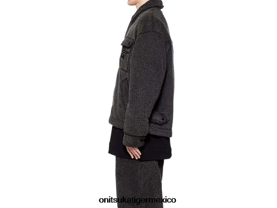 Onitsuka Tiger ropa 4P8D6N460 negro hombres chaqueta