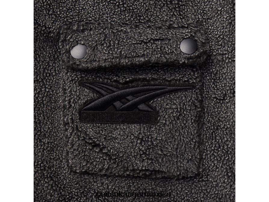 Onitsuka Tiger ropa 4P8D6N460 negro hombres chaqueta