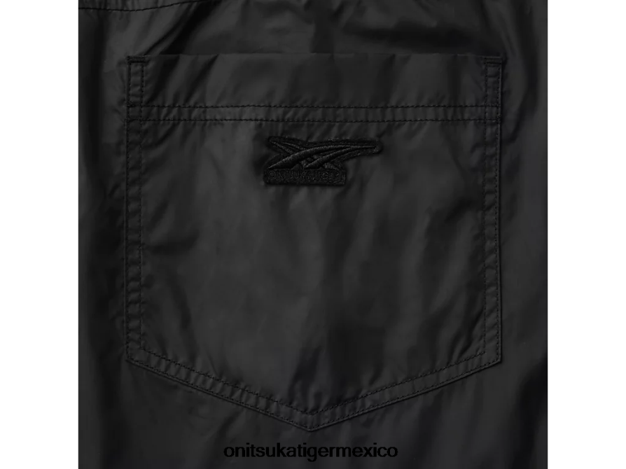 Onitsuka Tiger ropa 4P8D6N463 negro hombres pantalones cortos