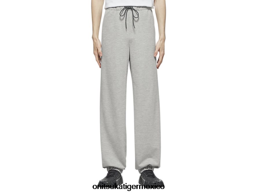 Onitsuka Tiger ropa 4P8D6N473 cuero gris unisexo pantalones deportivos
