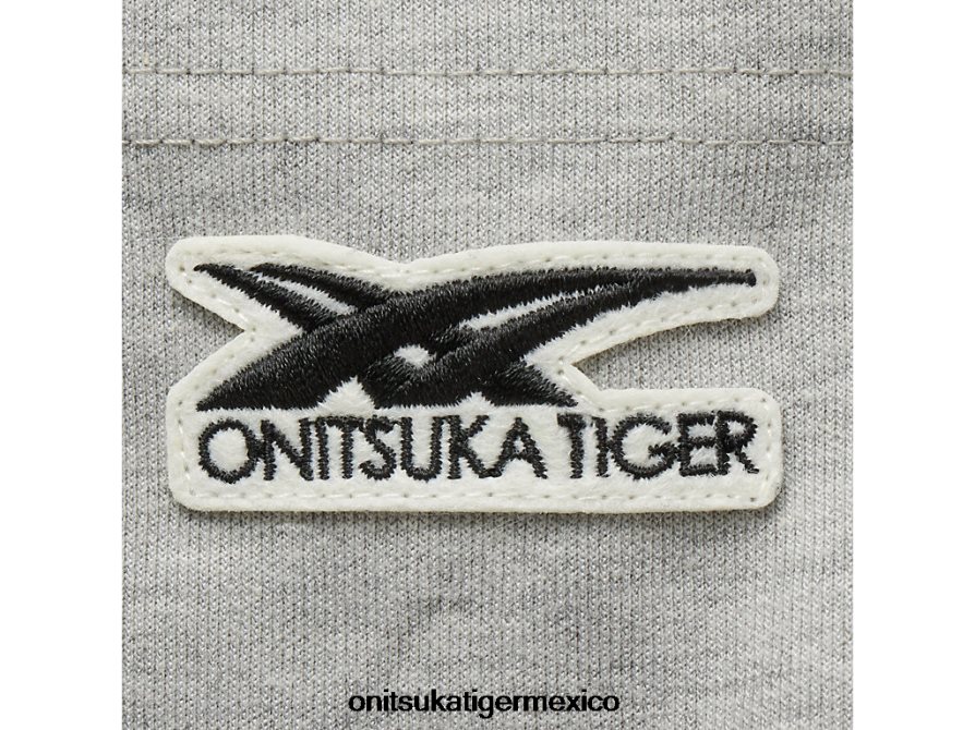 Onitsuka Tiger ropa 4P8D6N473 cuero gris unisexo pantalones deportivos