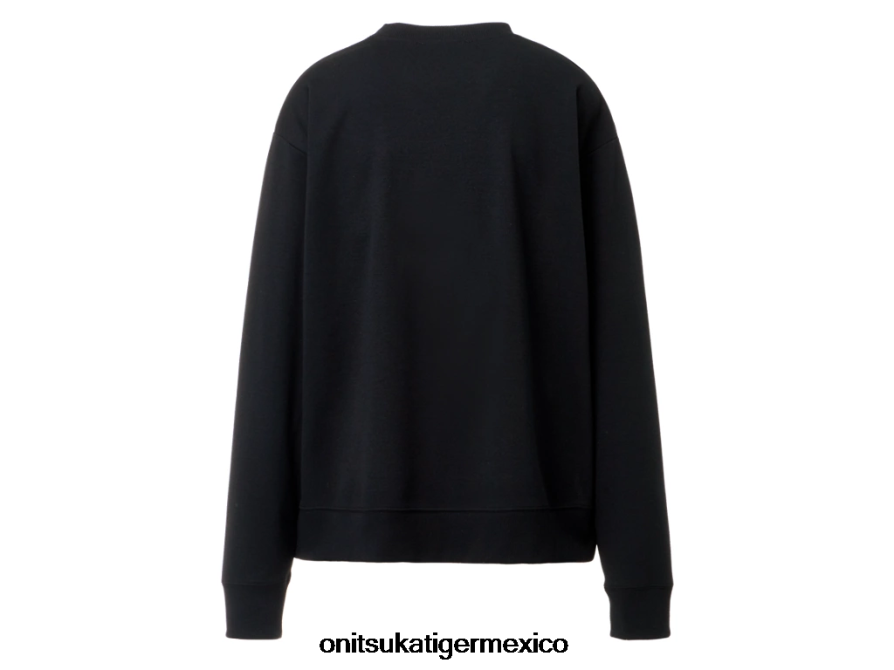 Onitsuka Tiger ropa 4P8D6N475 negro unisexo Top de manga larga