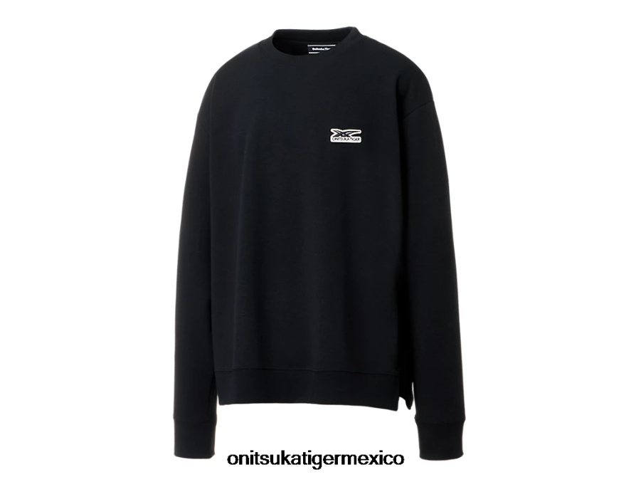 Onitsuka Tiger ropa 4P8D6N475 negro unisexo Top de manga larga