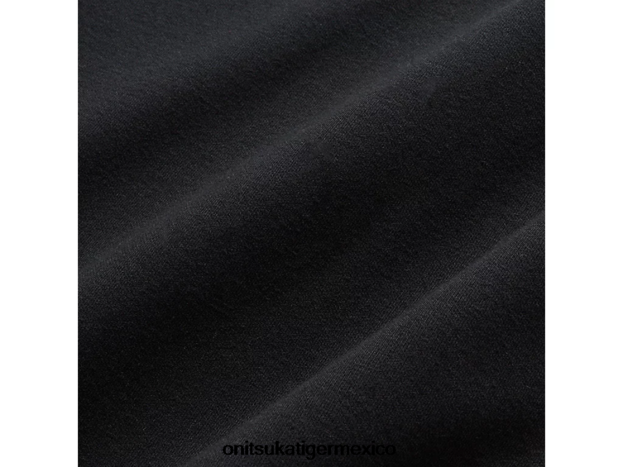 Onitsuka Tiger ropa 4P8D6N475 negro unisexo Top de manga larga