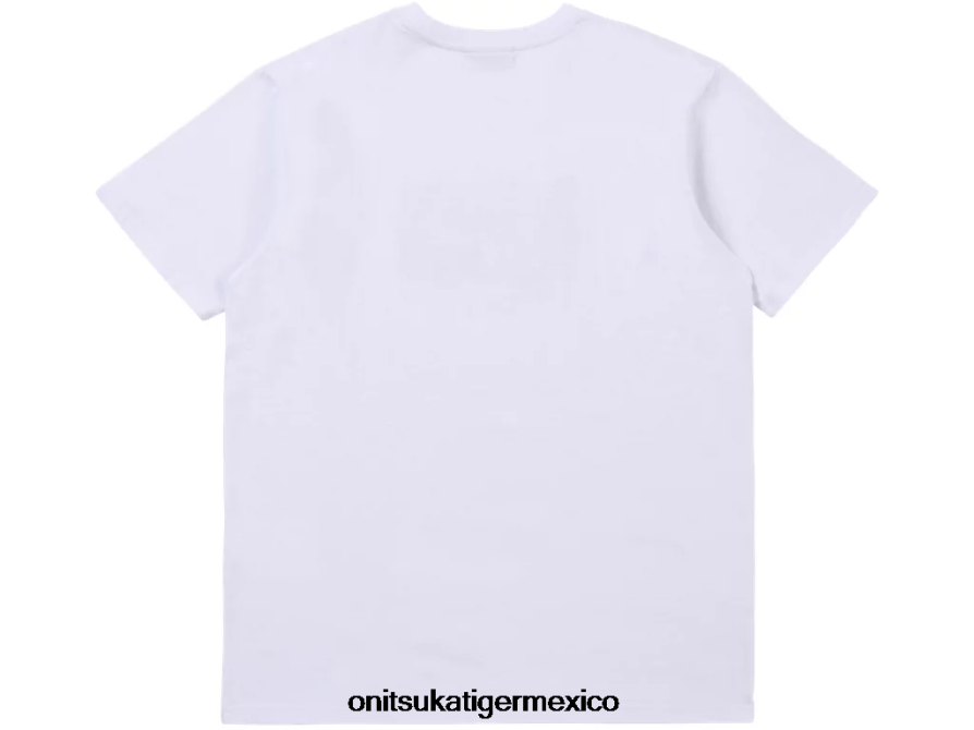 Onitsuka Tiger ropa 4P8D6N482 oro blanco real/rico unisexo camiseta con logo