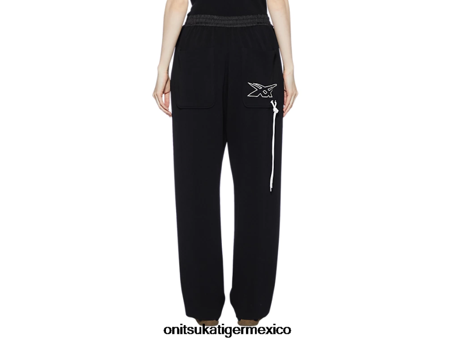 Onitsuka Tiger ropa 4P8D6N512 negro mujer pantalones de punto