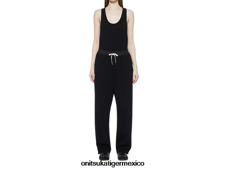 Onitsuka Tiger ropa 4P8D6N512 negro mujer pantalones de punto