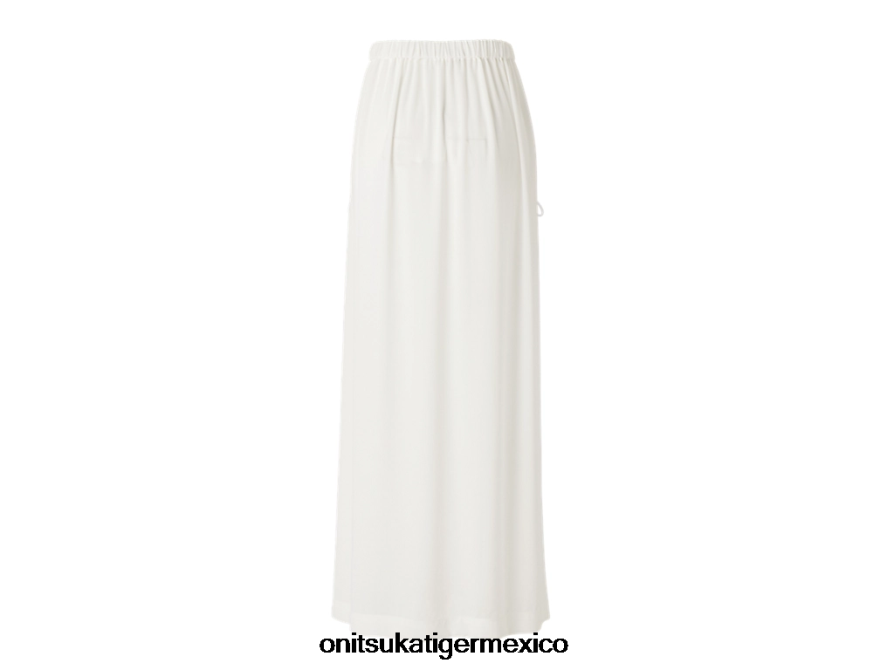 Onitsuka Tiger ropa 4P8D6N585 blanco mujer falda larga