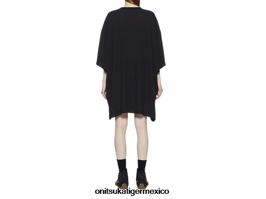Onitsuka Tiger ropa 4P8D6N586 negro mujer mini vestido ws