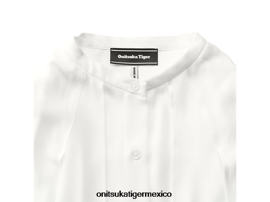 Onitsuka Tiger ropa 4P8D6N589 blanco mujer camisa