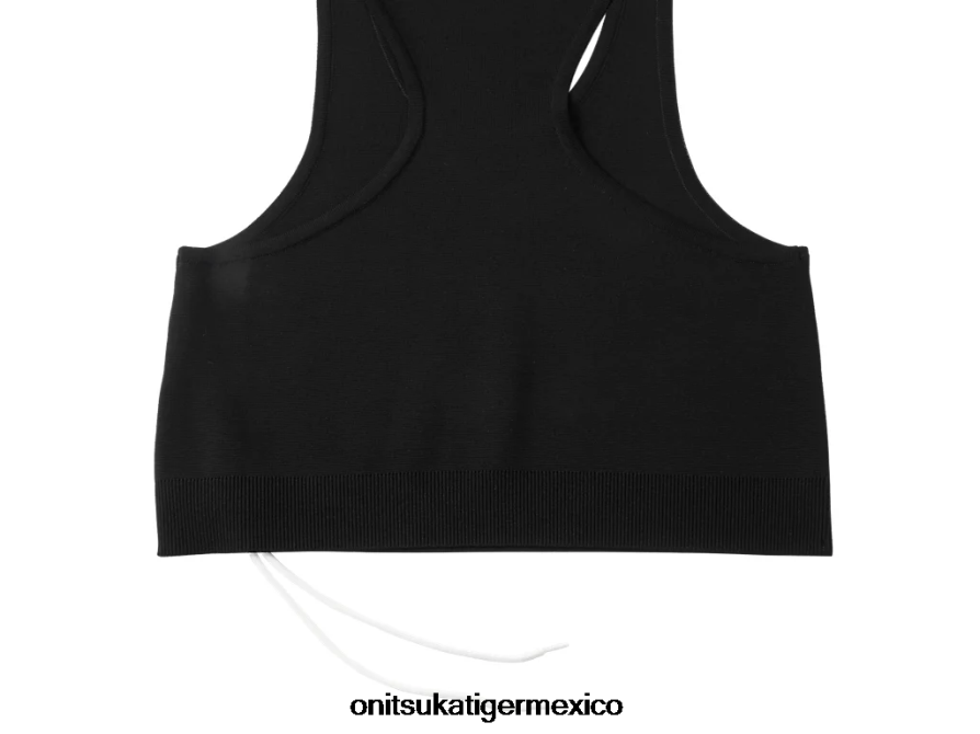 Onitsuka Tiger ropa 4P8D6N590 negro mujer camiseta sin mangas de punto