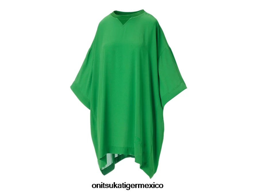 Onitsuka Tiger ropa 4P8D6N591 verde mujer mini vestido ws
