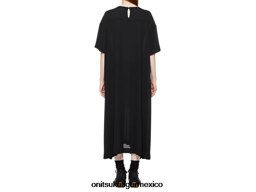 Onitsuka Tiger ropa 4P8D6N592 negro mujer vestido
