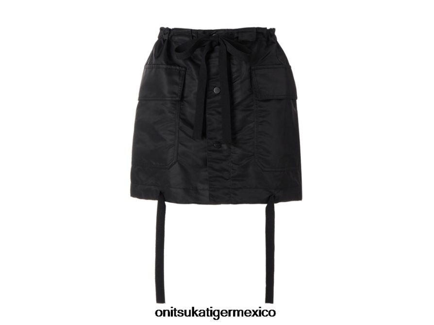Onitsuka Tiger ropa 4P8D6N593 negro mujer falda