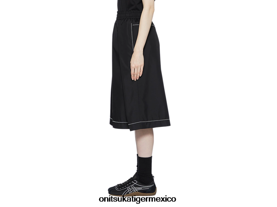 Onitsuka Tiger ropa 4P8D6N594 negro mujer falda
