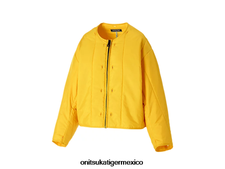 Onitsuka Tiger ropa 4P8D6N595 negro mujer chaqueta bomber