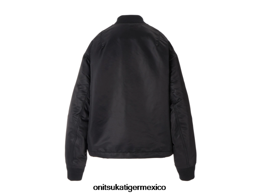 Onitsuka Tiger ropa 4P8D6N595 negro mujer chaqueta bomber