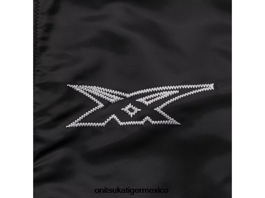 Onitsuka Tiger ropa 4P8D6N595 negro mujer chaqueta bomber