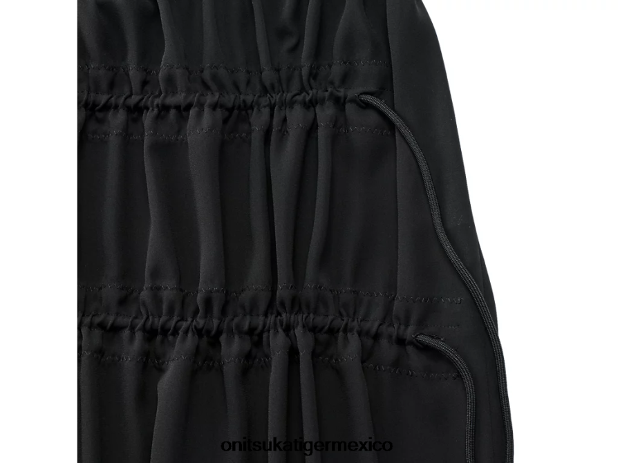 Onitsuka Tiger ropa 4P8D6N596 negro mujer falda larga