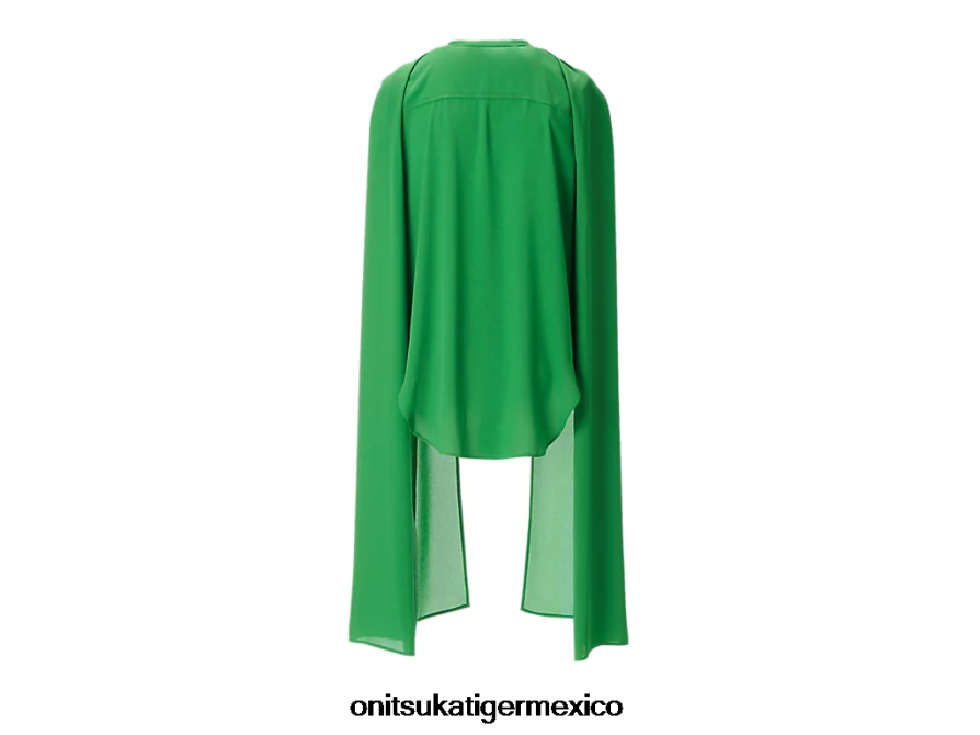 Onitsuka Tiger ropa 4P8D6N597 verde mujer camisa