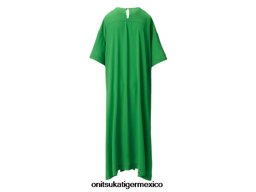 Onitsuka Tiger ropa 4P8D6N598 verde mujer vestido