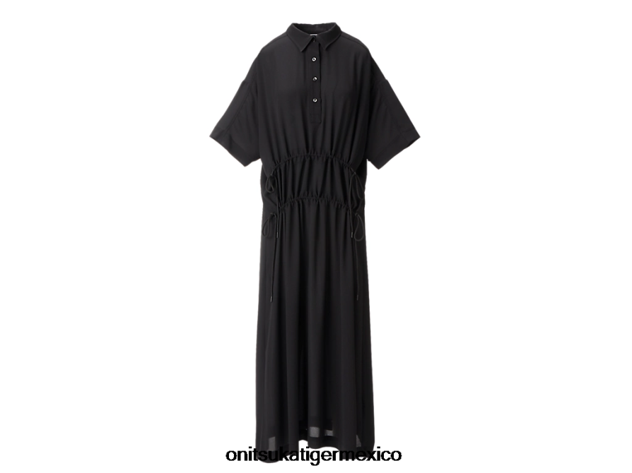 Onitsuka Tiger ropa 4P8D6N599 negro mujer vestido largo