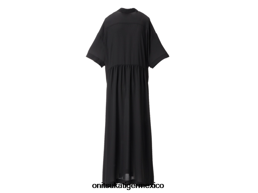 Onitsuka Tiger ropa 4P8D6N599 negro mujer vestido largo
