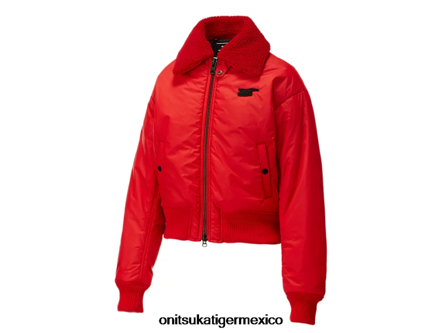 Onitsuka Tiger ropa 4P8D6N603 rojo mujer chaqueta ws