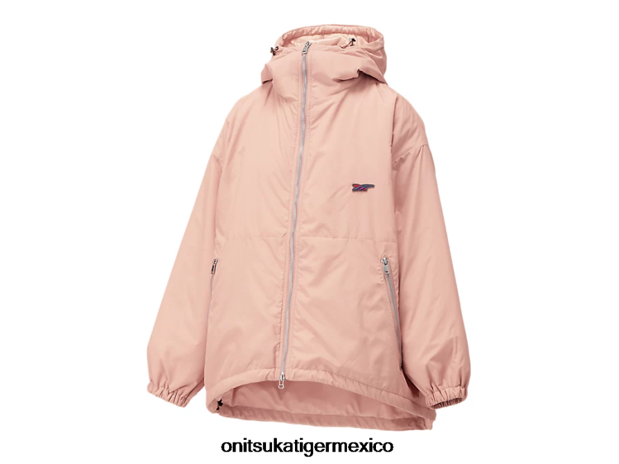 Onitsuka Tiger ropa 4P8D6N606 durazno mujer cazadora holgada