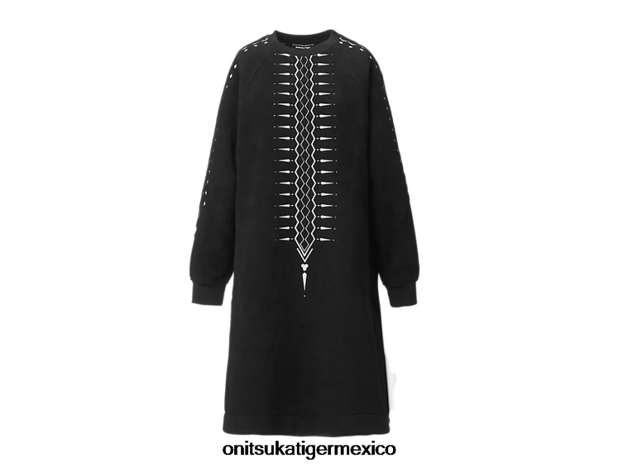 Onitsuka Tiger ropa 4P8D6N608 blanco negro mujer vestido