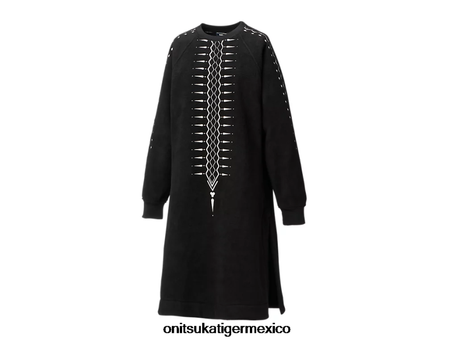 Onitsuka Tiger ropa 4P8D6N608 blanco negro mujer vestido