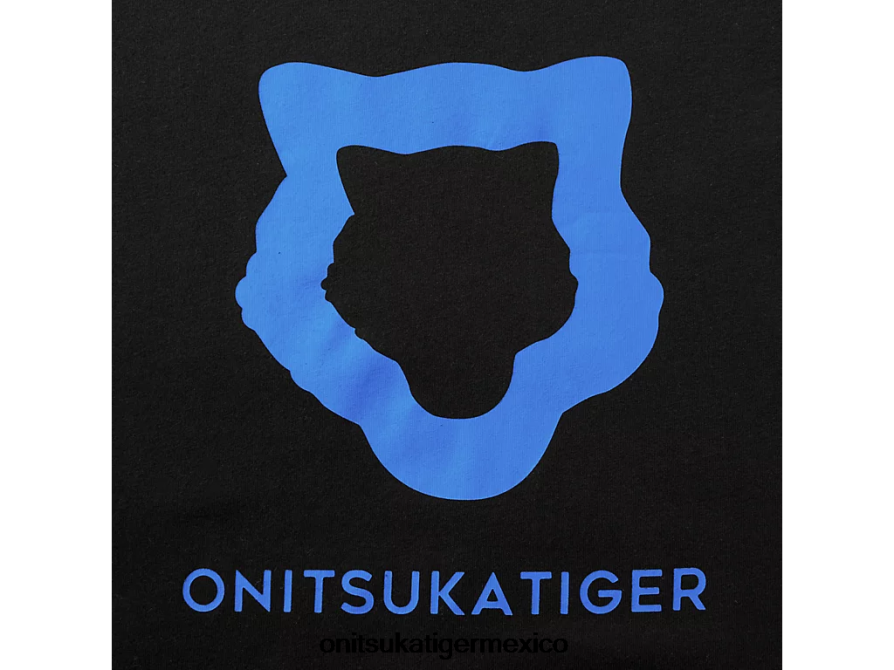 Onitsuka Tiger ropa 4P8D6N612 negro mujer camiseta gráfica ws