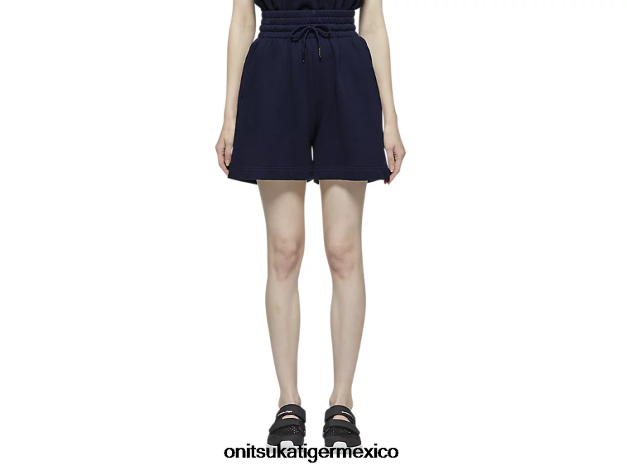 Onitsuka Tiger ropa 4P8D6N613 azul marino oscuro mujer pantalones cortos