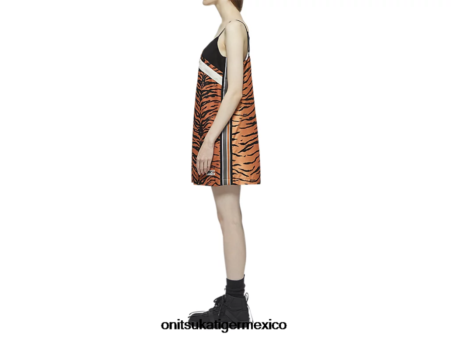 Onitsuka Tiger ropa 4P8D6N614 marrón/negro mujer vestido
