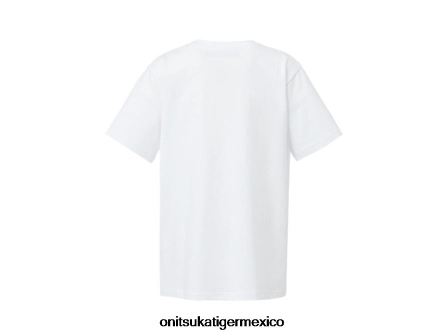 Onitsuka Tiger ropa 4P8D6N659 Oro blanco niños logotipo gráfico t